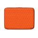 Custodia in pelle per computer portatile 11' - Griffe 2 - Orange fluo - Couture