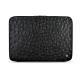 Funda de piel para ordenador portatil 11' - Griffe 2 - Autruche nero
