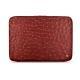 Funda de piel para ordenador portatil 11' - Griffe 2 - Autruche ciliegia