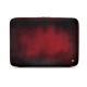 Leather sleeve for 11' laptop - Griffe 2 - Rouge Patine