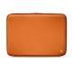 Leather sleeve for 13' laptop - Griffe 2 - Orange ( Nappa - Pantone 1495U ) 