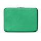 Leather sleeve for 13' laptop - Griffe 2 - Menthe vintage ( Pantone 562C ) 
