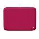 Leather sleeve for 13' laptop - Griffe 2 - Rose fluo