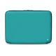 Leather sleeve for 13' laptop - Griffe 2 - Bleu fluo