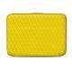 Custodia in pelle per computer portatile 13' - Griffe 2 - Jaune fluo - Couture