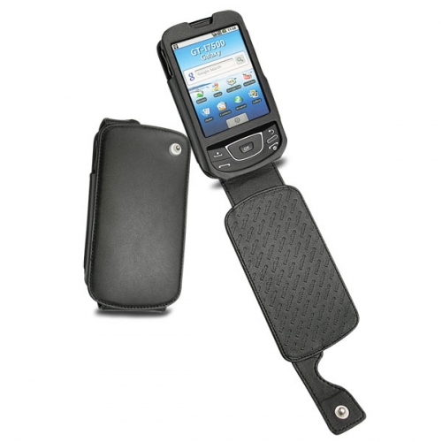 Samsung GT-i7500 Galaxy  leather case - Noir ( Nappa - Black ) 