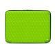 Capa em pele para computador portátil 13' - Griffe 2 - Vert fluo - Couture