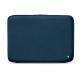 Leather sleeve for 13' laptop - Griffe 2 - Blu mediterran