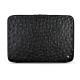 Leather sleeve for 13' laptop - Griffe 2 - Autruche nero