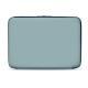 Leather sleeve for 13' laptop - Griffe 2 - Bleu Ciel PU