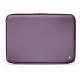 Leather sleeve for 15' laptop - Griffe 2 - Lilas ( Nappa - Pantone 2645U ) 