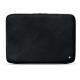 Funda de piel para ordenador portatil 15' - Griffe 2 - Dark vintage ( Roughtcut - Black#5256 ) 