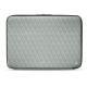 Custodia in pelle per computer portatile 15' - Griffe 2 - Gris - Couture ( Nappa - Pantone W428C ) 