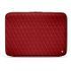 Custodia in pelle per computer portatile 15' - Griffe 2 - Rouge - Couture ( Nappa - Pantone 199C ) 
