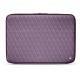 Funda de piel para ordenador portatil 15' - Griffe 2 - Lilas - Couture ( Nappa - Pantone 2645U ) 