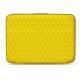 Custodia in pelle per computer portatile 15' - Griffe 2 - Jaune fluo - Couture