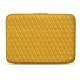 ノートPC、15インチ用レザーケース - Griffe 2 - Jaune soulèu - Couture