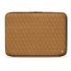 Leather sleeve for 15' laptop - Griffe 2 - Castan esparciate - Couture