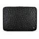 Funda de piel para ordenador portatil 15' - Griffe 2 - Autruche nero