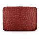 Leather sleeve for 15' laptop - Griffe 2 - Autruche ciliegia