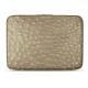 Funda de piel para ordenador portatil 15' - Griffe 2 - Autruche desert