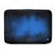 Leather sleeve for 15' laptop - Griffe 2 - Bleu Patine