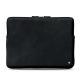 Leather case for 15" Macbook Pro - Griffe 3 - Dark vintage ( Roughtcut - Black#5256 ) 