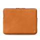 Leather case for 15" Macbook Pro - Griffe 3 - Mandarine vintage ( Pantone 165C ) 