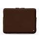 Housse cuir pour Macbook Pro 15" - Griffe 3 - Châtaigne ( Pantone 476C ) 