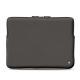 Leather case for 15" Macbook Pro - Griffe 3 - Anthracite ( Pantone 424C ) 