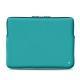 15 인치 Macbook Pro 가죽 케이스 - Griffe 3 - Bleu fluo