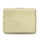Funda de cuero para Macbook Pro 15" - Griffe 3 - Beige - Couture ( Nappa - Pantone 7502C ) 