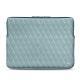 Housse cuir pour Macbook Pro 15" - Griffe 3 - Bleu ciel - Couture ( Nappa - Pantone 277C ) 