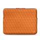 Capa em pele para Macbook Pro 15" - Griffe 3 - Orange - Couture ( Nappa - Pantone 1495U ) 