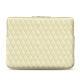 Custodia in pelle per Macbook Pro 15" - Griffe 3 - Ivoire - Couture ( Sleek P C12 - White ) 