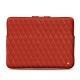 Funda de cuero para Macbook Pro 15" - Griffe 3 - Papaye - Couture ( Pantone 180C ) 