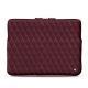 Leather case for 15" Macbook Pro - Griffe 3 - Lie de vin - Couture ( Pantone 5115C ) 