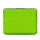 Macbook Pro 15 寸真皮电脑保护套 - Griffe 3 - Vert fluo - Couture