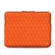 Funda de cuero para Macbook Pro 15" - Griffe 3 - Orange fluo - Couture