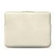 Schitzhülle aus Leder für MacBook 15" - Griffe 3 - Blanc escumo