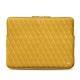 Schitzhülle aus Leder für MacBook 15" - Griffe 3 - Jaune soulèu - Couture