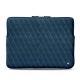 15 인치 Macbook Pro 가죽 케이스 - Griffe 3 - Blu mediterran - Couture