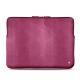 Housse cuir pour Macbook Pro 15" - Griffe 3 - Serpent ciclamino