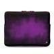 Leather case for 15" Macbook Pro - Griffe 3 - Violet Patine