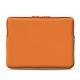 Leather case for 15" Macbook Pro - Griffe 3 - Orange PU