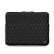 13,3 인치 Macbook Air 가죽 케이스 - Griffe 3 - Ebène - Couture ( Sleek P C12 - Black ) 