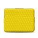 13,3 인치 Macbook Air 가죽 케이스 - Griffe 3 - Jaune fluo - Couture