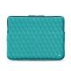 Macbook Air 13,3インチ用のレザーケース - Griffe 3 - Bleu fluo - Couture