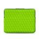 13,3 인치 Macbook Air 가죽 케이스 - Griffe 3 - Vert fluo - Couture