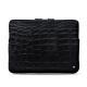 Custodia in pelle per Macbook Air 13,3" - Griffe 3 - Crocodile nero